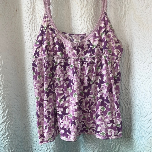 Aeropostale Purple Butterfly Tank - Picture 1 of 4